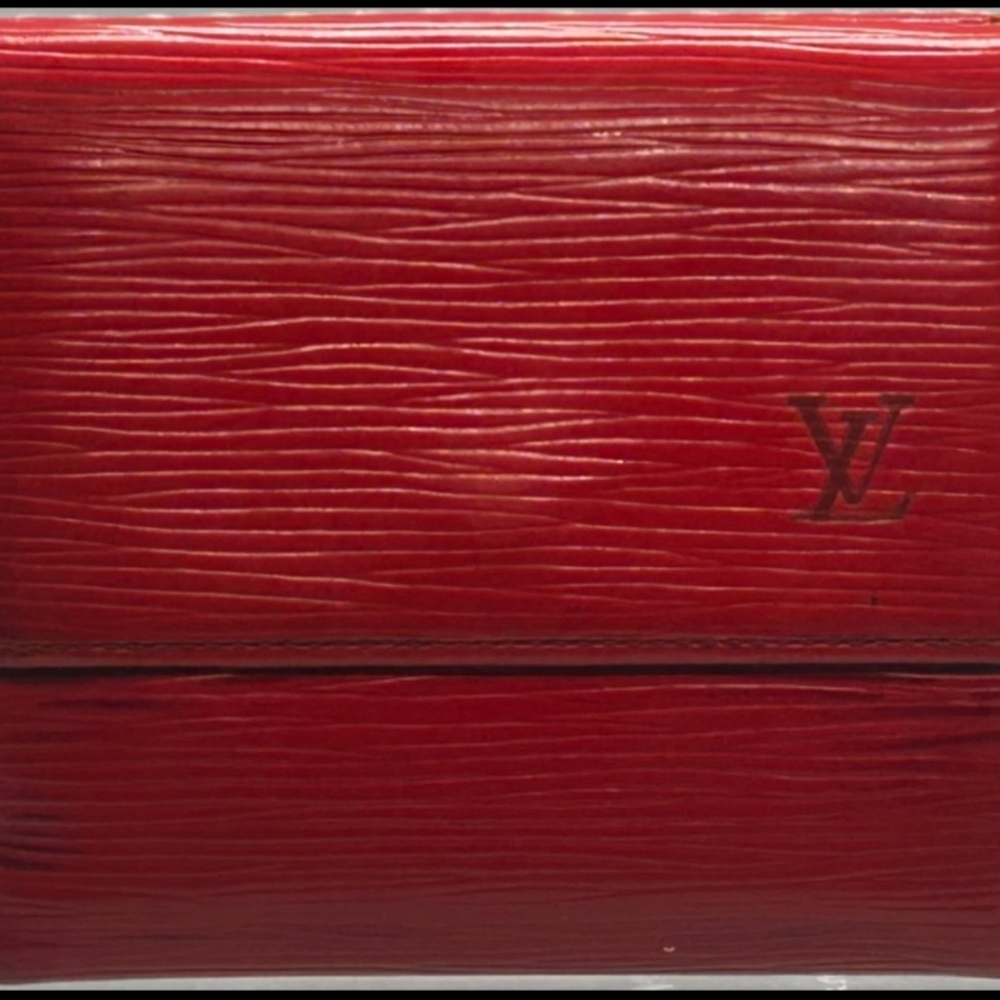 Louis Vuitton Red EPI Wallet